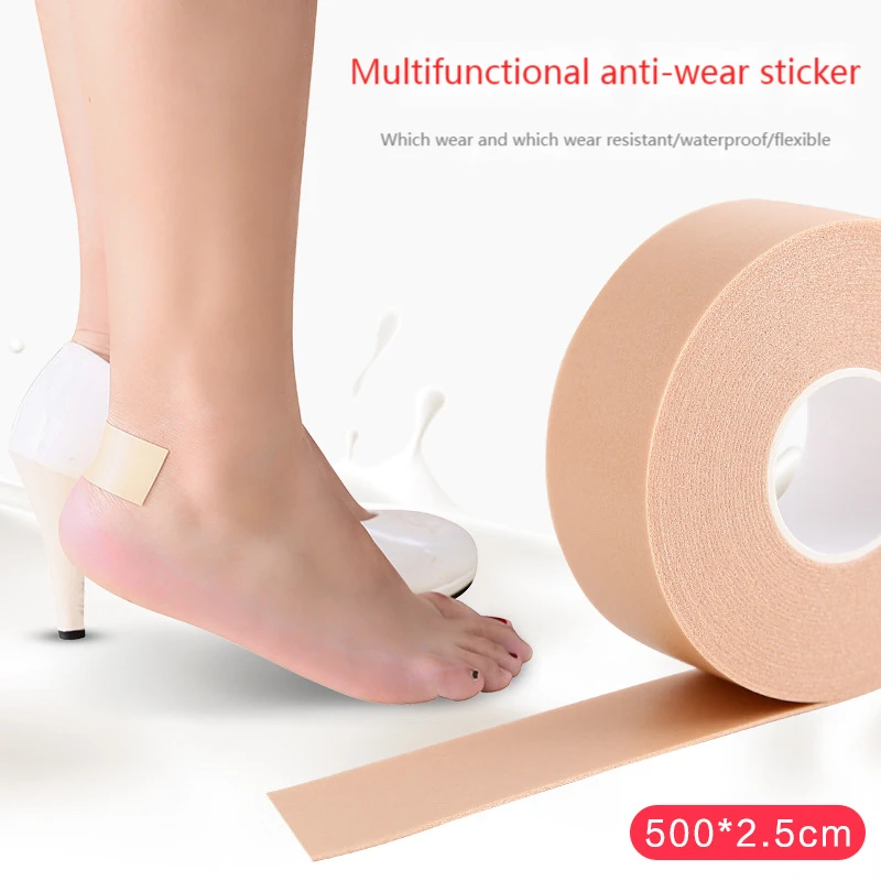 Gel Heel Cushion Protector 5M Foot Feet Care Women Shoe Pads Insert Insole Sticker Useful Heel Protector Cushion Tapes
