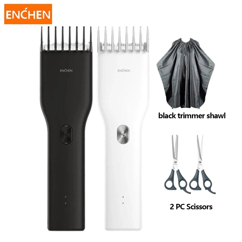 Xiaomi Enchen Electric Hair Trimmer Clipper Men USB Cordless Fast Charging Ceramic Cutter Haircut Length Adjusted Beauty |