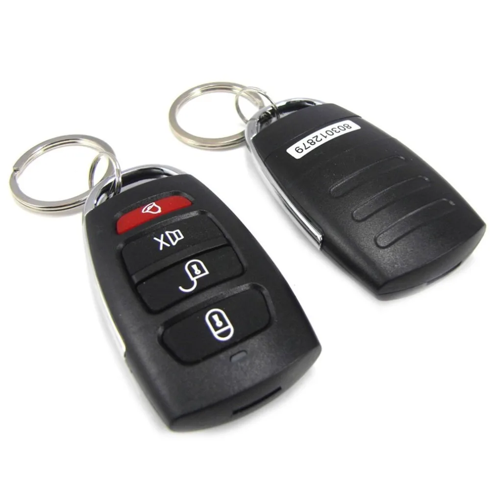 Vehicle Keyless Entry System Universal 12V Car Remote Central Kit Anti-theft Door Lock With Remote Controllers