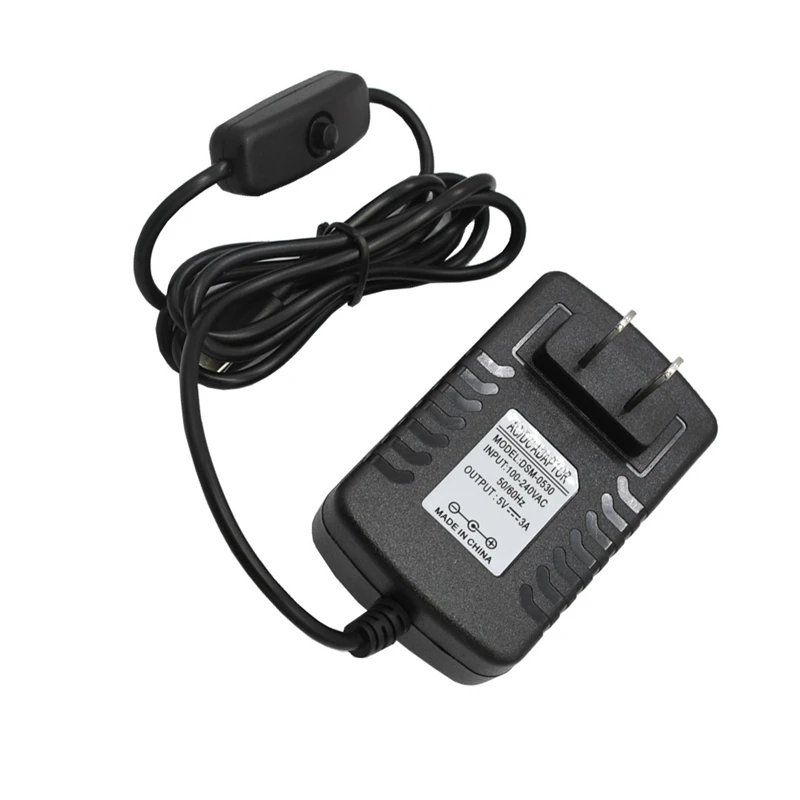 Pi 4 адаптер питания вкл/выкл переключатель Usb-C 5V 3.0A-SCL