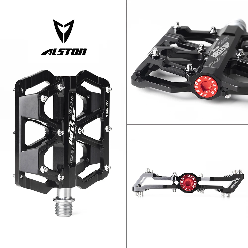 Billig Mountainbike Pedale Hohe Stark Stärke Bunte Aluminium Legierung CNC Gefräste Versiegelt 3 Lager Pedale für BMX MTB 9 16