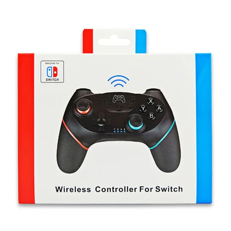 Беспроводной Pro контроллер геймпад Joypad пульт дистанционного управления для rend Switch Console черный