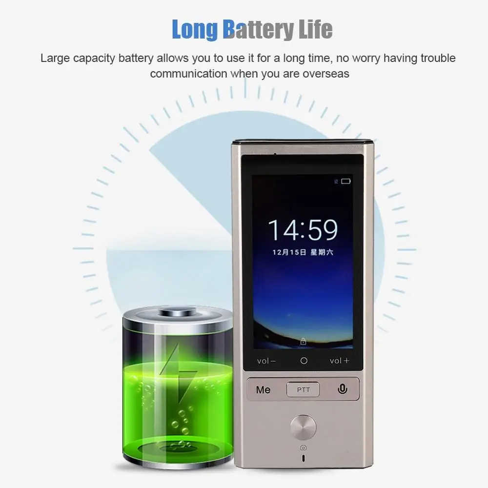 

Smart Voice Translator 75 Languages Real Time Translation WIFI+GPS+BT Multilingual Translator for Travel Overseas Translators