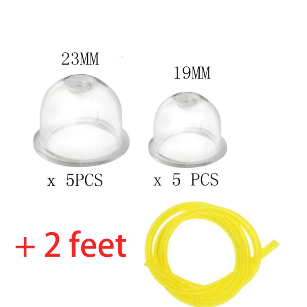 

5pcs Garden Tool Parts Bulbs+5pcs Large Primer Bulbs+Fuel Line Garden Tool Parts For Victa,Echo,Homelite,Stihl,Talon,Ryobi,Honda