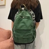 Vintage Casual Backpack Women Travel Bag 2022 Fashion High Capacity Solid Color Women's Backpack Student Zipper School Bag ► Photo 3/6