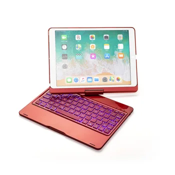 

360 Degree Rotation Smart Bluetooth Keyboard Cases for Apple iPad Pro 10.5 inch 2019 Tablet Case with Keyboard LED Backlight