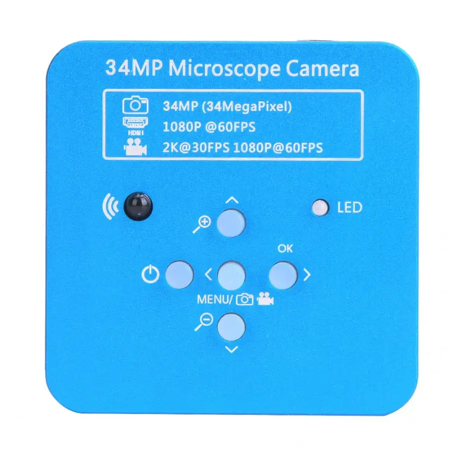 34MP HDMI USB промышленный микроскоп камера с 180X объективом 100-240V microscopio digital para electronica