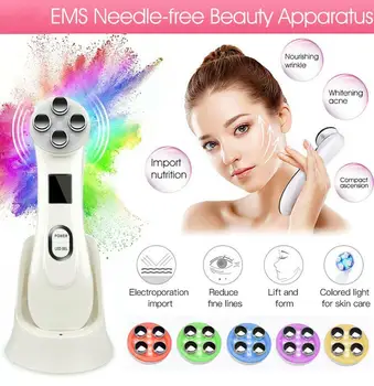 

Electroporation LED Photon RF Radio Frequency Skin Beauty For Tighten Treatment Rejuvenation EMS Face Lift Mesotherapy X0H9