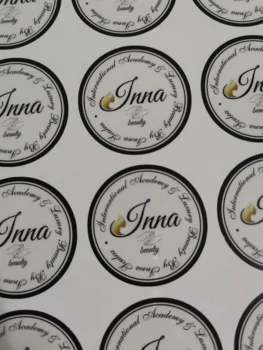 

customized logo sticker lables