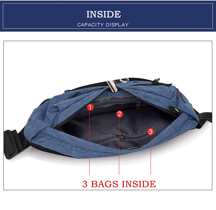 Hot Professional Running Waist Bag Chest Pack Walking City Mobile Phone Belt Pack Men Women Waterproof Fabric Multifunction Bags