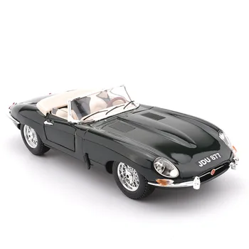 

1:18 high simulation alloy car model Jaguar E-type Coupe classic car model for children gifts