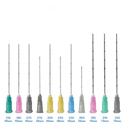 New products disposable flexible premium fine micro cannula needle 25G38mm for derm filler
