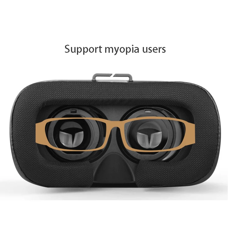 VR очки 3D Очки виртуальной реальности гарнитура для 4 7 6 0 дюймового смартфона IOS