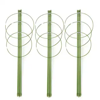 

BESTClimbing Plants Support, Garden Trellis Flowers Tomato Cages Stand Set Of 3 Pack