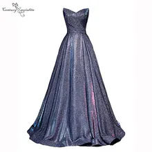 Блестящие вечерние платья больших размеров с v-образным вырезом и корсетом сзади длиной до пола Длинные платья для выпускного в деловом стиле Вечерние платья недорогие