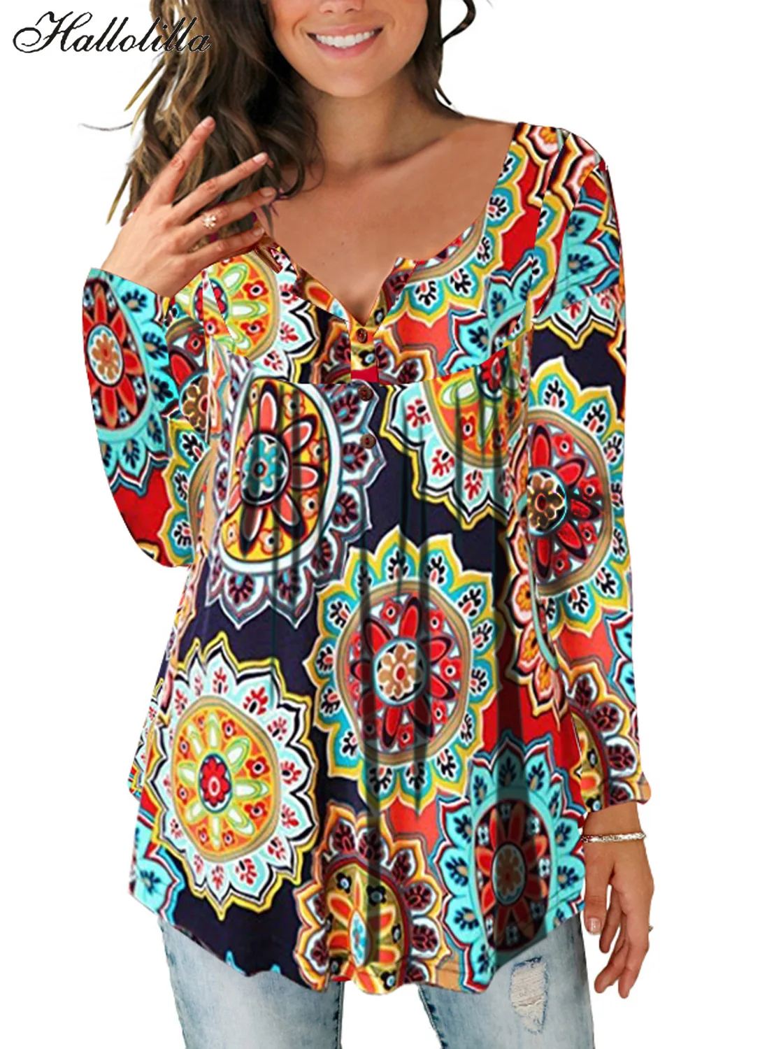 Модная блузка с принтом женская рубашка Mujer De Moda одежда топ футболка Blusa Feminina