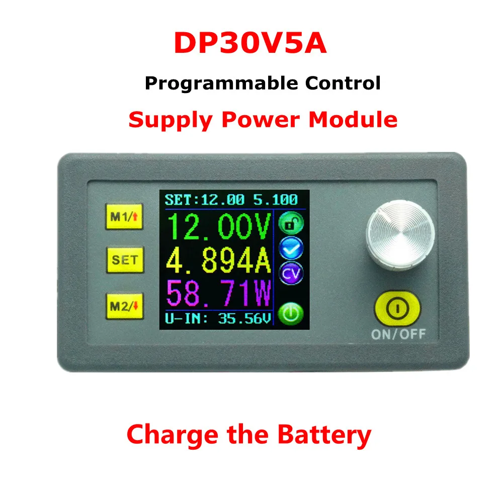 RD DP30V5A-L, программируемый понижающий модуль постоянного напряжения, понижающий ток, понижающий преобразователь напряжения, светодиодный регулятор