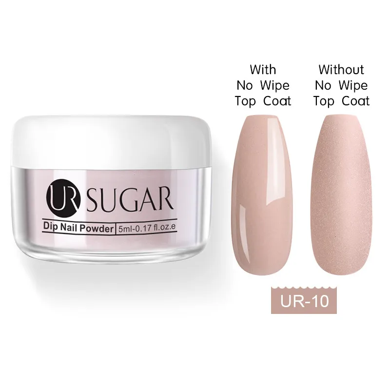 Ur Sugar 5 мл цвета погружающийся порошок для ногтей мерцающий блеск 21 цвет пигментная Пыль для украшения ногтей Маникюрные советы - Цвет: UR-10