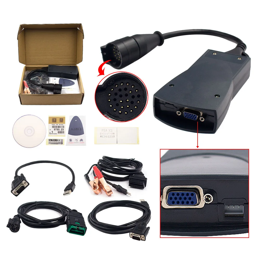 Diagbox 9.149 lexia 3 Full Chip PP2000 9.129 Native Auto Scanner Lexia3 OBD2 Car Diagnostic Tool For Citroen/Peugeot Until 2023 6