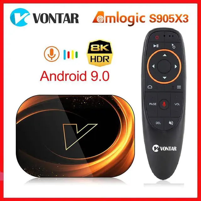 Vontar X3 Amlogic S905X3 Android 9.0 TV Box 4GB RAM 64GB ROM 32G 128GB Smart 8K Set Top Box 1000M Dual Wifi TVBOX Youtube 1