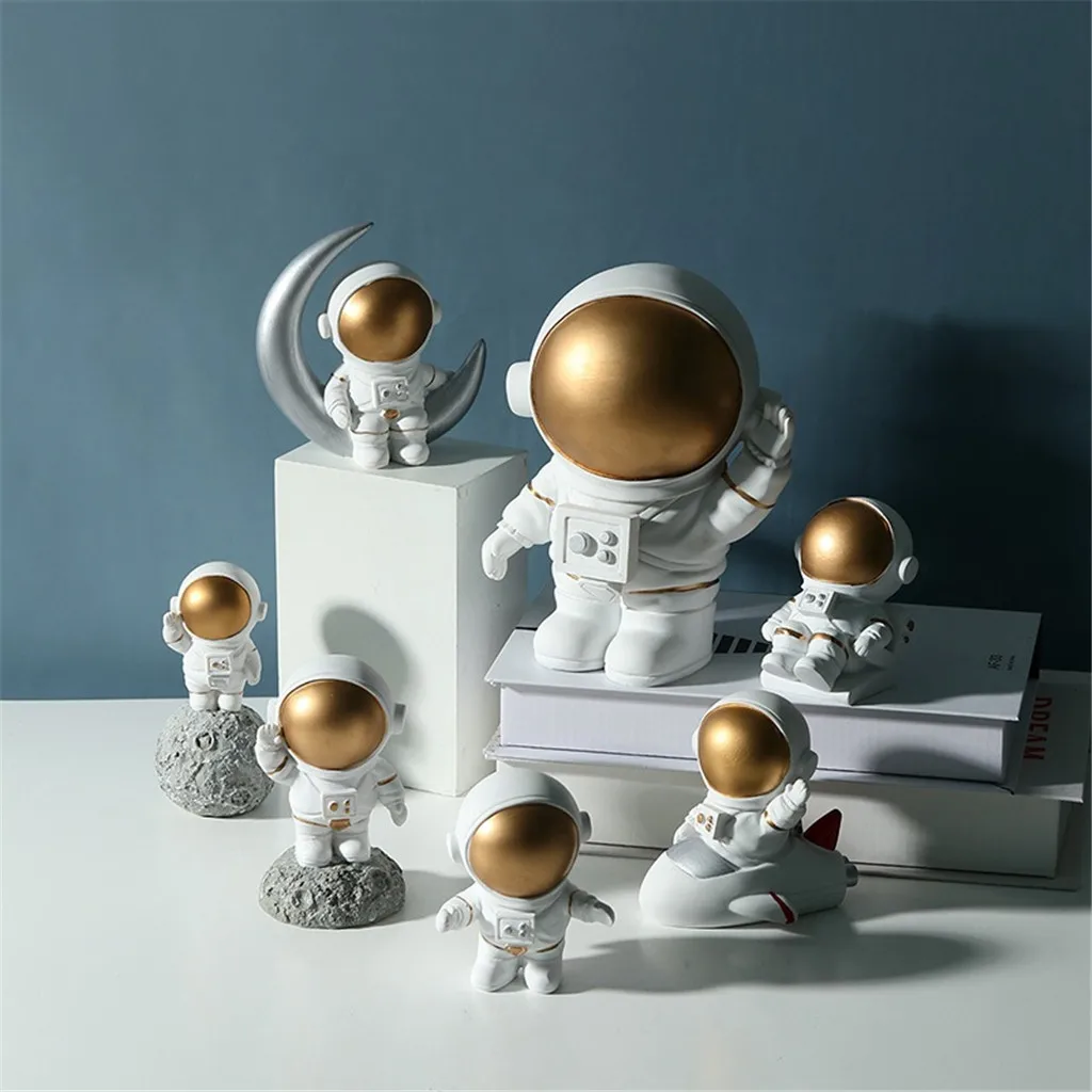 Mini Model Toys Dollhouse Ornament Astronaut Doll Model Funny Gadgets Simulated Pretend Toy Space kids gift Mini Model Toys Dollhouse Ornament Astronaut Doll Model Funny Gadgets Simulated Pretend Toy Space kids gift