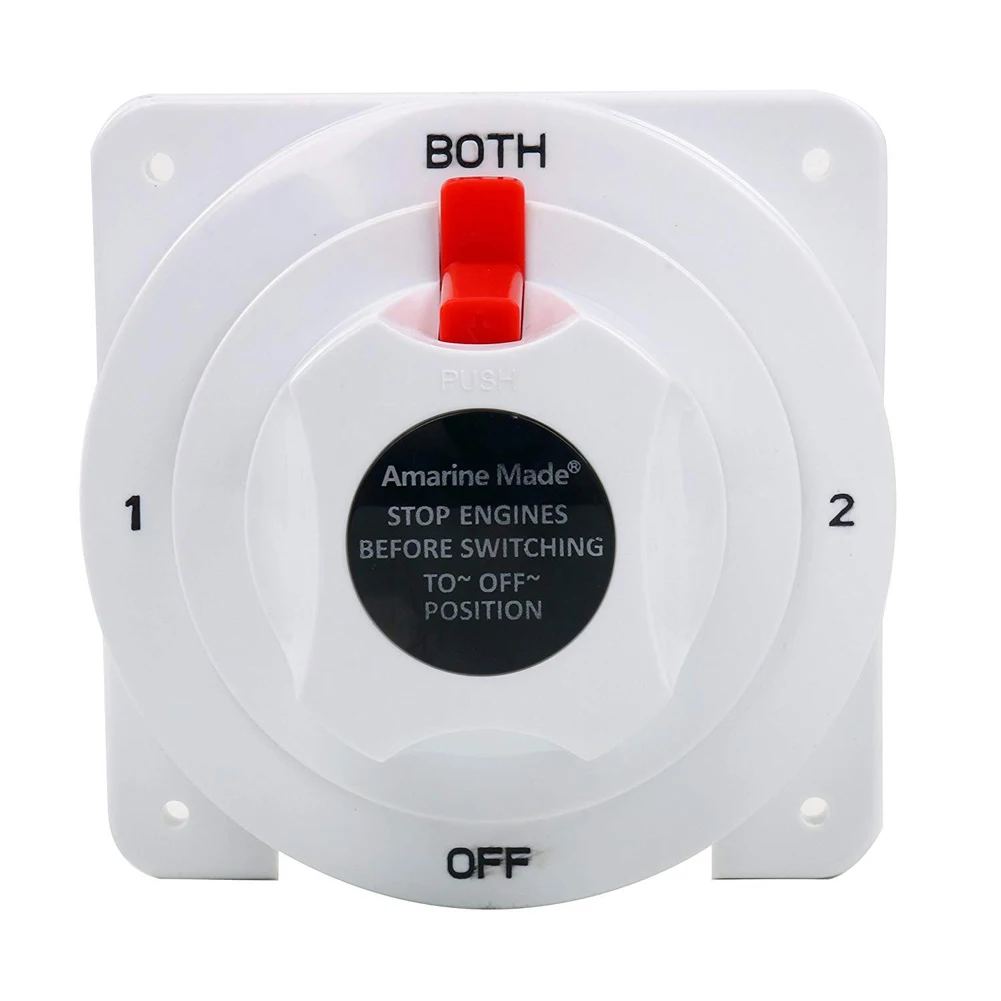 12V To 36V Distribution Anticreeping RV Marine Battery Selector Switch Boat Yacht Small Screws Fasten Power Off Easy Install | Автомобили