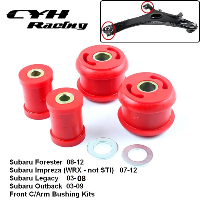 Polyurethane Front Control Arm Bushing Kits For Subaru Wrx 0712