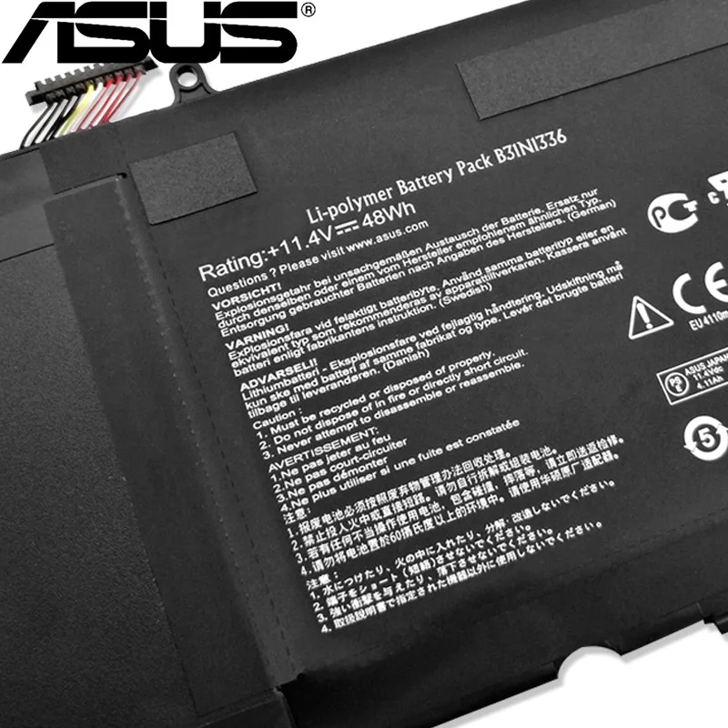 ASUS оригинальные 4100 мА/ч, B31N1336 Аккумулятор для ноутбука ASUS C31-S551 V551L V551LA B31N1336 K551LN