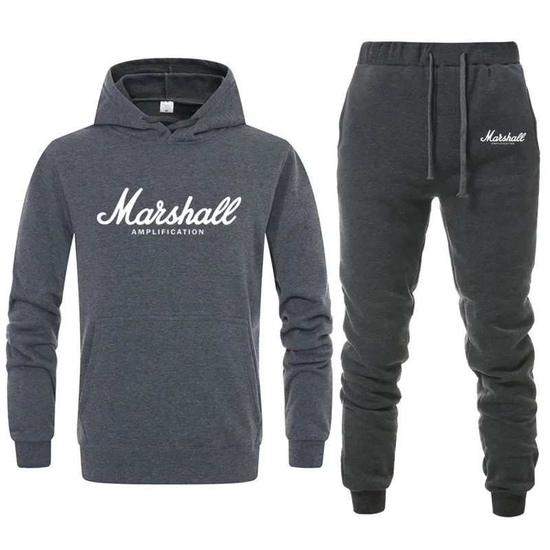 Black Friday men/women lovers hoodie marshall suit mens casual sports fitness suit cotton autumn/winter warm hoodeds shirt street clothing