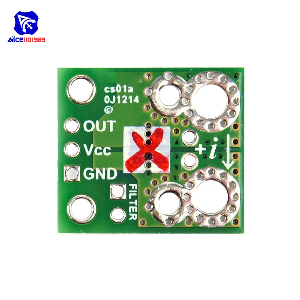 Diymore ACS714 5A/20A/30A Датчик тока электрический усилитель и фильтр Холла|Датчики| |