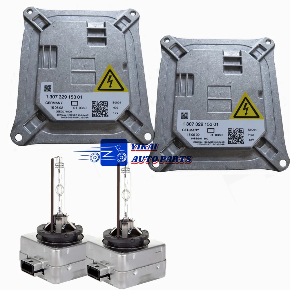 2x New For BMW E63 E64 E92 E90 M3 X3 X5 Xenon Ballast D1S HID Bulb Control Unit 130732915301 1307329193 130732919301 1307329153