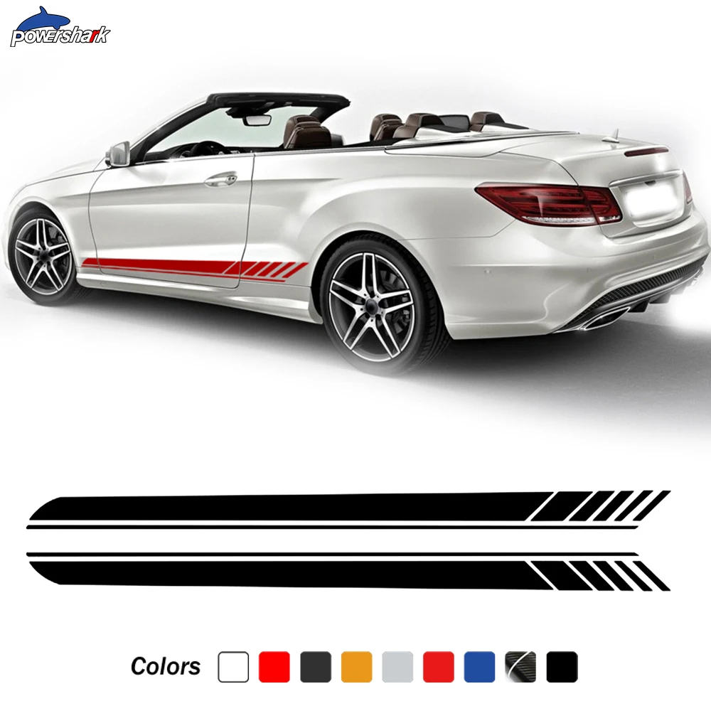 Издание 1 Боковая юбка мешалка Наклейка для Mercedes Benz W212 E63 AMG E Class E200 E250 E300 S212 A207 C207
