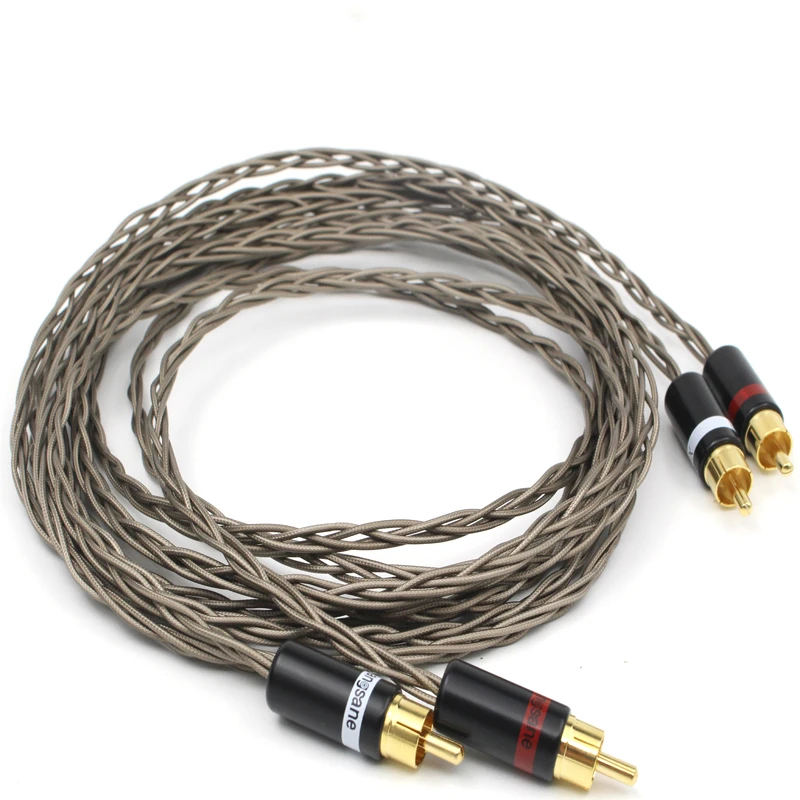 Hi-End Odin Silver Plated Signal Line Rca Interconnect Cable Rca To Rca Audio Cable Cavo Analogico Phono Cable Hifi