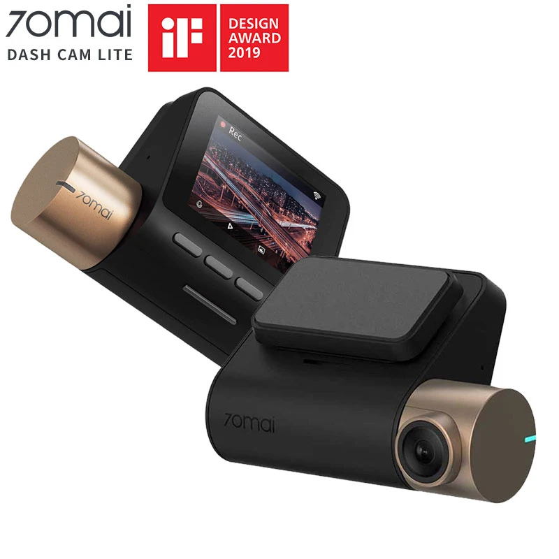 Оригинальный видеорегистратор 70mai Dash Cam Lite 1080P GPS ADAS Автомобильный cam 24 часовой