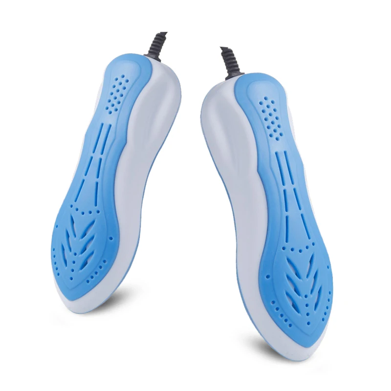 Электрическая ультрафиолетовая сушилка для обуви 220 В, Ультрафиолетовый стерилизатор для обуви, сушилка для обуви, подогреватель, домашняя Портативная сушилка для обуви - Цвет: Blue