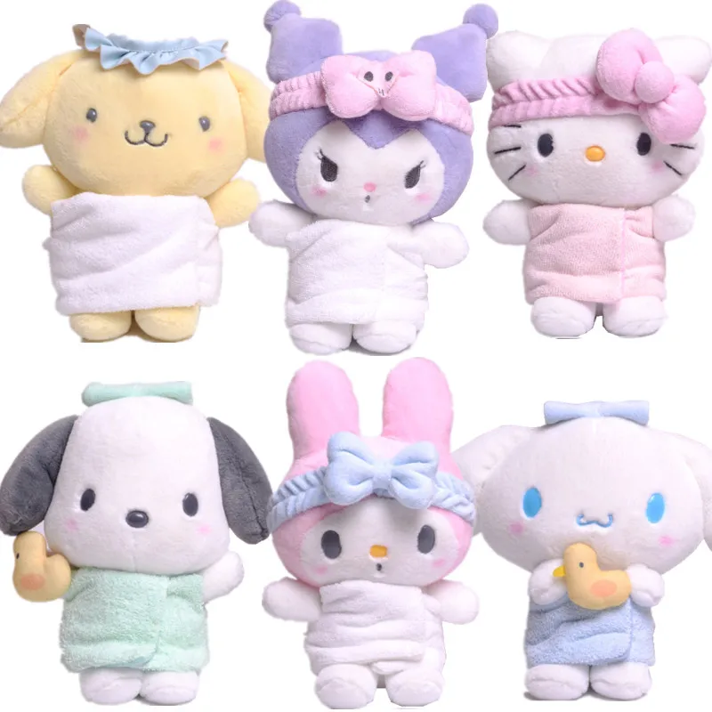Высококачественная милая кукла Sanrio плюшевая игрушка My Melody Kitty Cat Cinnamonroll Маленькая