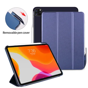 

Case For iPad Pro 11 2020 2018 case PU Leather Tri-Fold Stand smart cover For iPad Pro 2020 With Pencil holder Tablet Case 2020