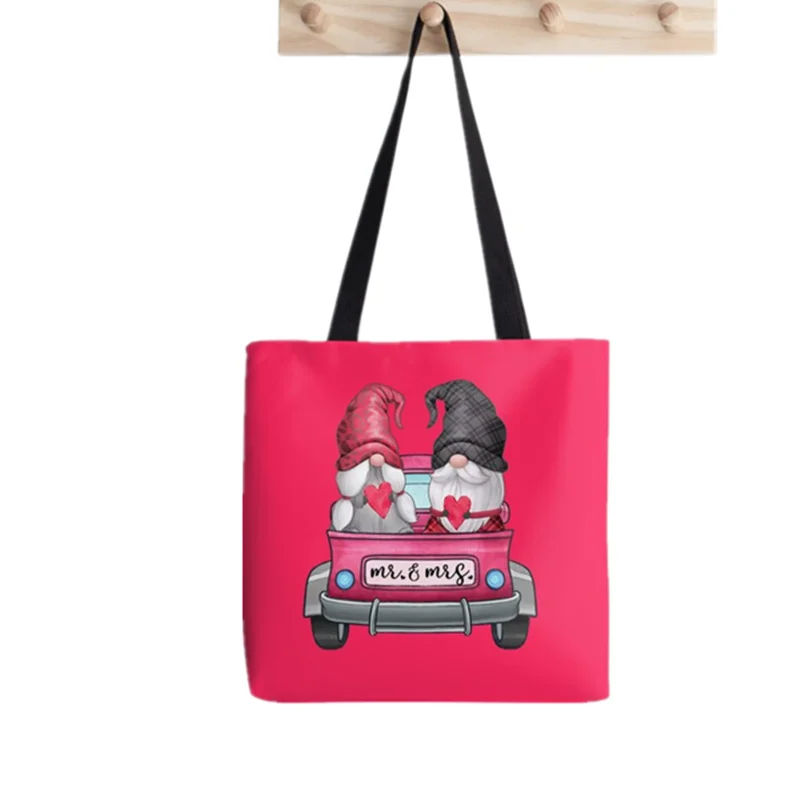 2021 Moon Bunny Tote Bag Printed Tote Bag women Harajuku shopper handbag girl Shoulder shopping bag Lady Canvas Bag