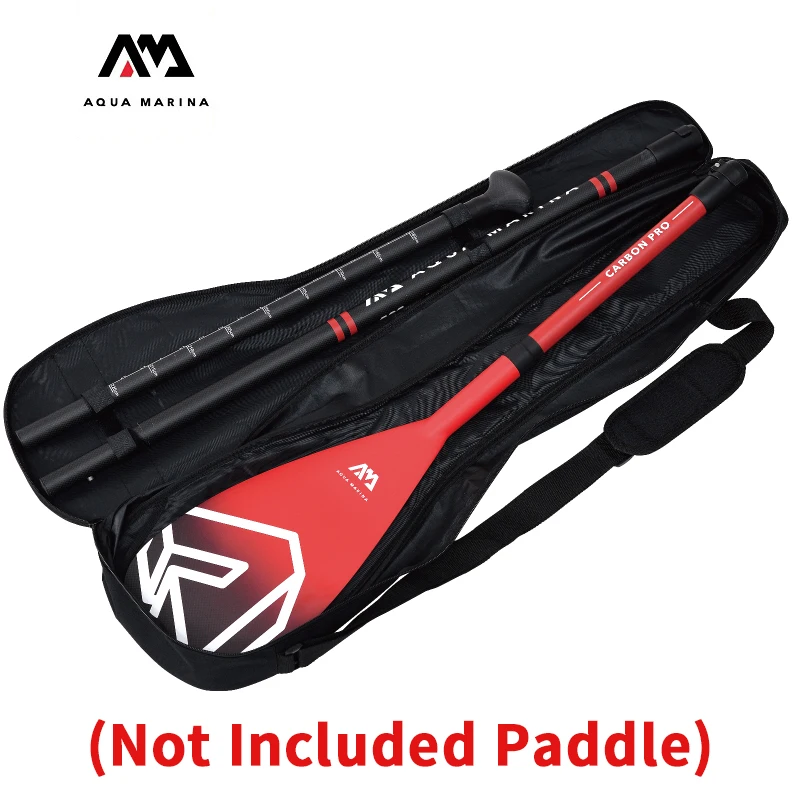 Aqua Marina 3-section Carbon Paddle Backpack Portable Zipper Paddle Surfing Single Shoulder Bag Inflatable Boat Oars Storage Bag