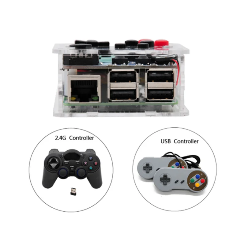 Mini Video Game Console 2.2-inch HD LCD Screen Raspberry Pi 3B Retro Handheld Game Player Built-in 10000+ Games