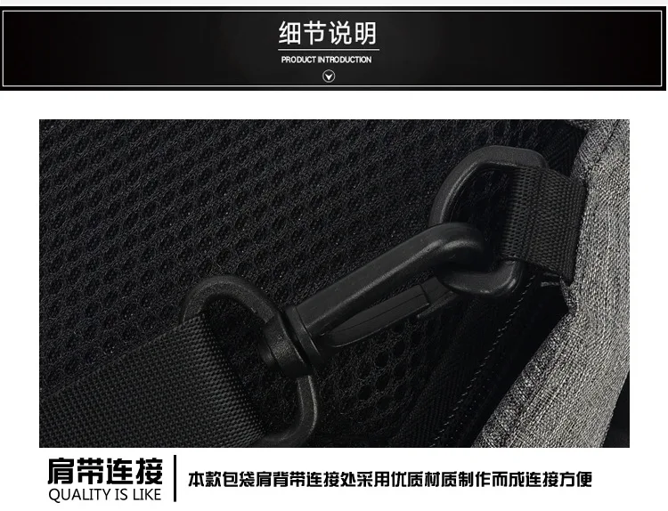 Стиль Мужская сумка через плечо USB сумка в Корейском стиле нейлоновая Подвеска сумка спортивная сумка для отдыха мужская нагрудная сумка