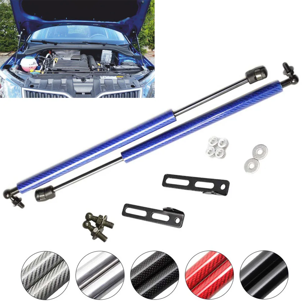 for Skoda Fabia Mk3 (NJ) 2015-2019 Front Bonnet Hood Modify Gas Struts Carbon Fiber Lift Support Shock Damper Absorber | Автомобили и