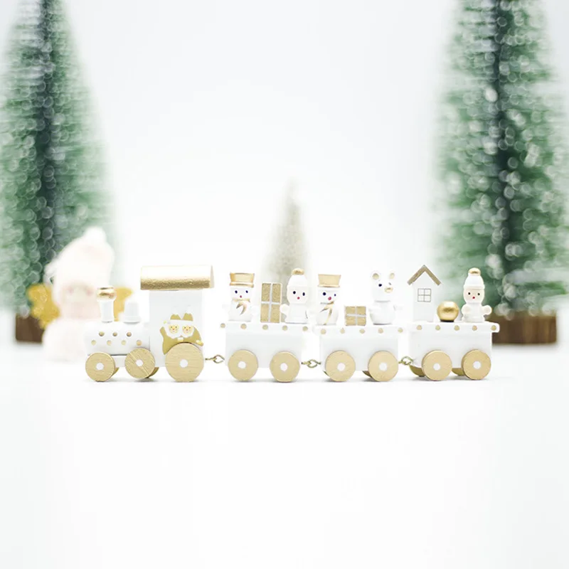 Маленький поезд популярные деревянные поезд фигурка автомобиля игрушки мини автомобиль автомобили на Рождество День Святого Валентина подарок новогодние поставки - Цвет: four green