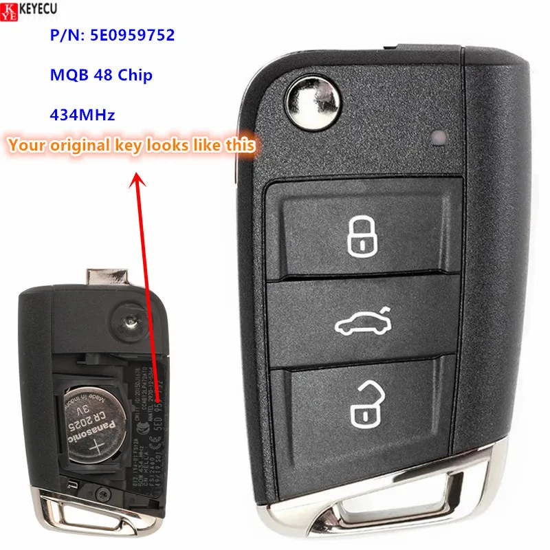 Schlüsselgehäuse Für Kia Sportage/K3/K5 - Keyless Entry Ersatz
