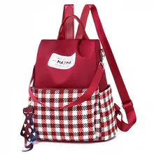 Импортные товары рюкзак стиль Оксфорд ткань женская сумка корейский стиль шаблон Многофункциональный Повседневный Противоугонный водонепроницаемый Ruc