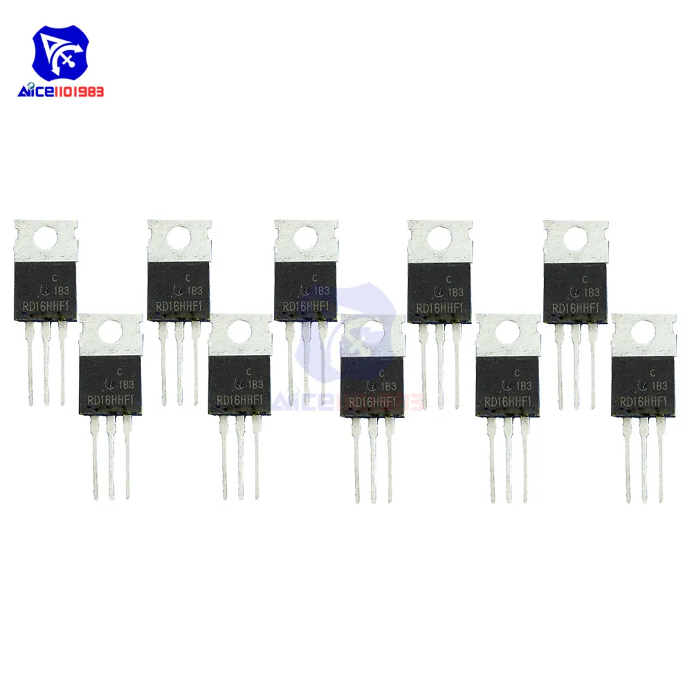 Diymore 10 шт./лот чипы IC RD16HHF1 3 Pin TO 220 МОП транзистор 30 МГц высокое качество