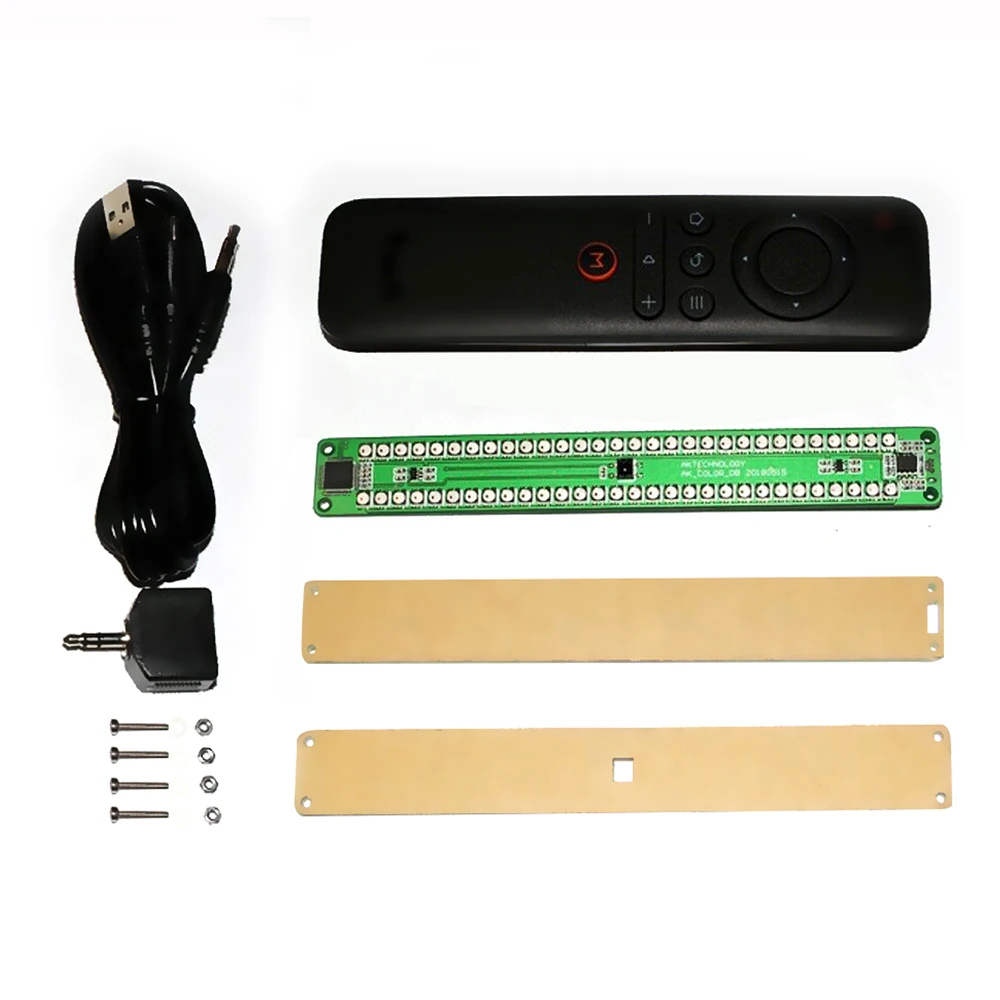 

HiFi Mini Colorful Music Audio Spectrum Sound Level Indicator VU Meter Screen Dual 30-bit colorful music audio spectrum