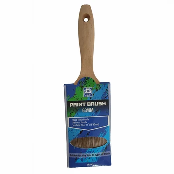 

2.5 Inch 63mm Paint Brushes Synthetic Bristle Beech Wooden Handle DryWall Tools DIY Art Paint Application Painting Supplies