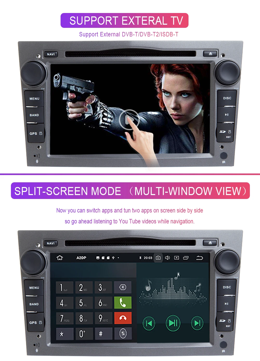 2 Din Android 9,0 Автомобильный gps Мультимедиа для OPEL Vauxhall Astra H G J vivaro Vectra C Antara Zafira B Corsa DMeriva Veda навигация