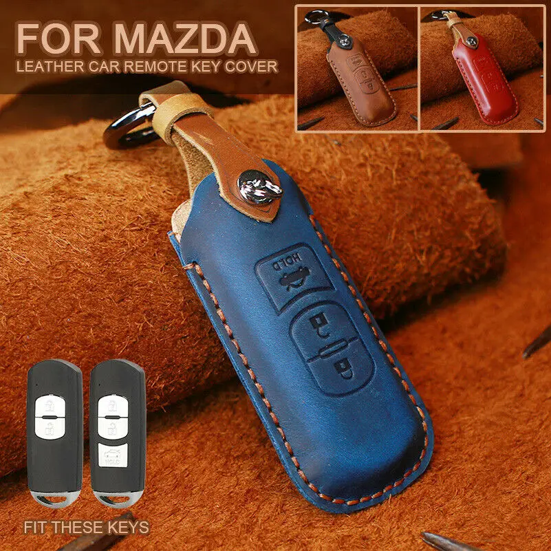Nuovo-cuoio-per-Mazda-2-3-5-6-8-Axela-Atenza-CX3-CX4-CX5-CX7-CX9.jpg Nuovo cuoio per Mazda 2 3 5 6 8 Axela Atenza CX3 CX4 CX5 CX7 CX9 RX MX-5 Miata fob Car key case Set Shell accessori - Nuovo cuoio per Mazda 2 3 5 6 8 Axela Atenza CX3 CX4 CX5 CX7 CX9